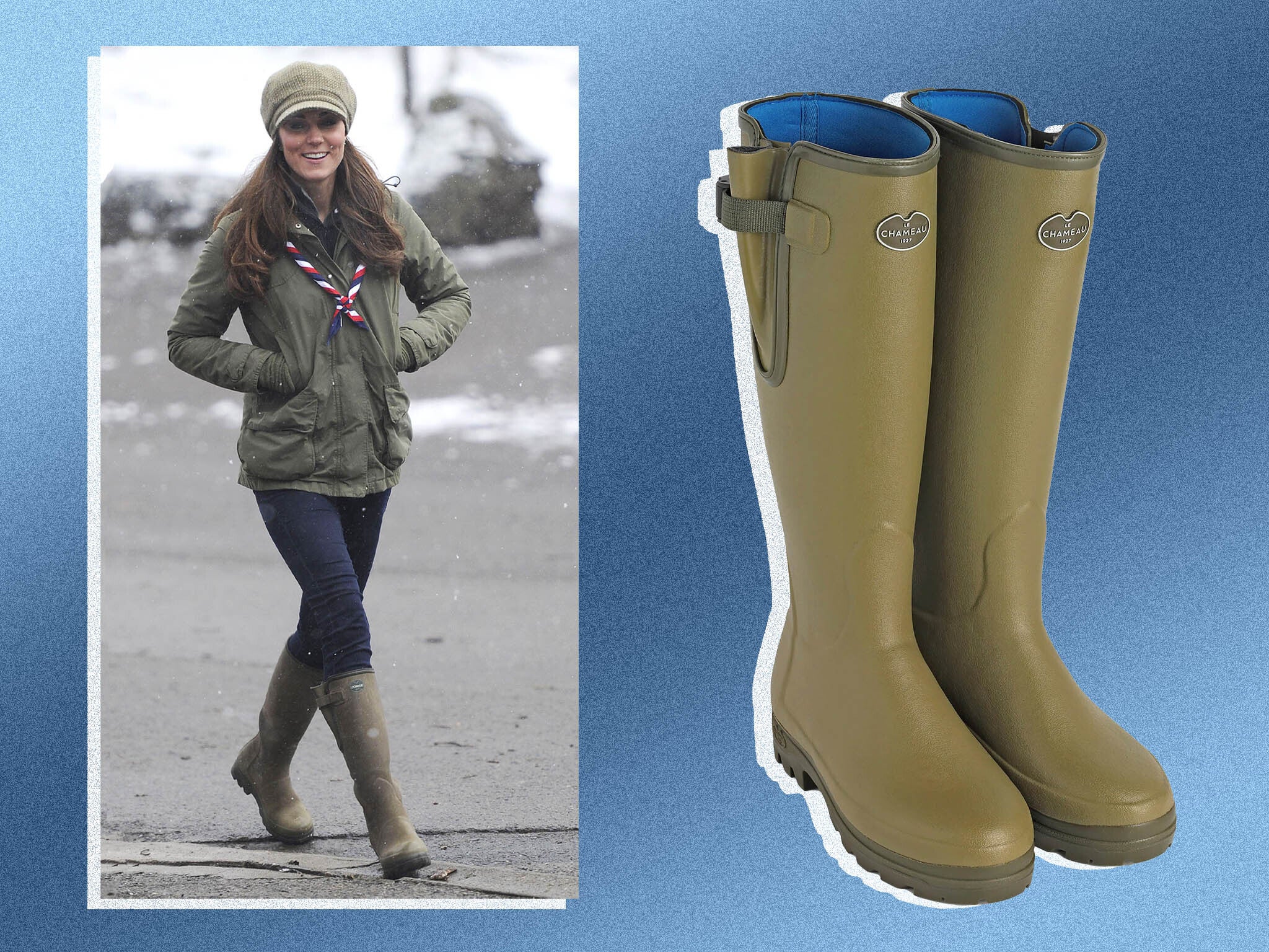 Stretch wellies on sale